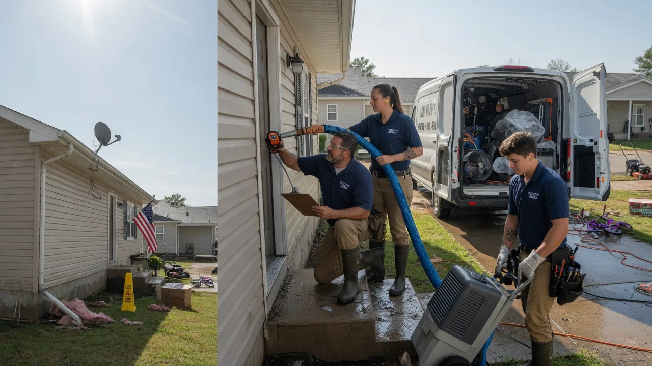 Ceiling Water Damage Restoration in Spencer, OK near me